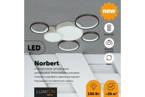 Потолочный светодиодный светильник Lumion Ledio Norbert 5253/99CL - 3