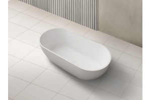 Ванна из искусственного камня Abber Stein 170х75 белый матовый - 3