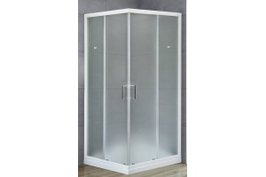 Душевой уголок Royal Bath HPD 90х90 профиль белый стекло матовое