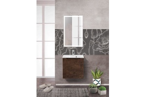 Комплект мебели BelBagno Etna 50 R темное дерево