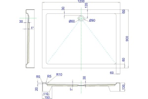 Поддон для душа Royal Bath RB9120HP - 2