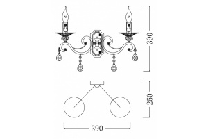Бра Maytoni Grace RC247-WL-02-R - 2