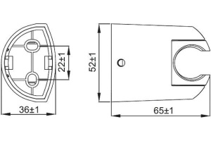 Держатель для лейки IDDIS 020 (020CP00I53) - 3