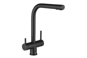 Смеситель для кухни Swedbe Selene Plus черный матовый (8144B) - 3