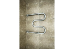 Водяной полотенцесушитель Terminus M-образный 600x600 Хром - 2