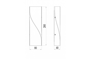 Уличный настенный светодиодный светильник Maytoni Twist O040WL-L11B3K - 3