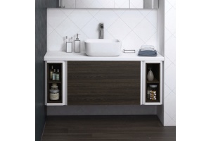 Мебель для ванной Акватон Брук 120 (20+80+20) дуб феррара - 3