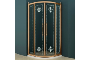 Душевой уголок Cezares Retro scorrevole A R2 100 CP Br