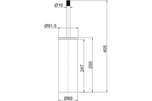 Ершик Allen Brau Priority 6.31009-00 хром - 2