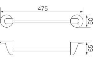 Полотенцедержатель Veragio Oscar OSC-5220.BR бронза - 2
