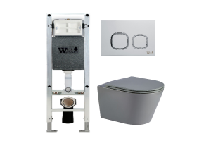 Комплект Weltwasser AMBERG 350 ST + SALZBACH 041 MT-GR + AMBERG RD-WT (10000011091)