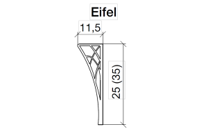 Ножки для мебели Armadi Art Eifel 35 бронза - 2