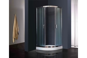 Душевой уголок Royal Bath НК 90х90 с поддоном профиль хром стекло матовое - 2