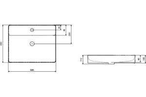 Раковина накладная Excellent Rima 2.0 50 белый - 3