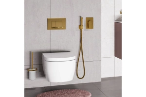 Гигиенический душ Wasserkraft Aisch золото матовый - 2