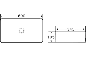 Раковина накладная Armadi Art Vallessi 60 черный - 2