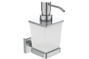Дозатор для мыла Ideal Standard Iom Square хром, белый (E2252AA)
