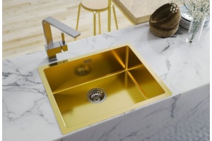 Мойка кухонная Alveus Quadrix Monarch 50 золото - 2