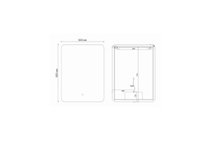 Зеркало Vincea 60х80 с подсветкой - 3