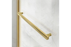 Душевая дверь Vincea Slim Soft 120х200 профиль золото стекло прозрачное - 2