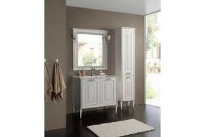 Зеркало Aquanet Паола 90 белое - 2