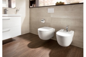 Унитаз подвесной Roca Meridian 734624L000 безободковый - 2