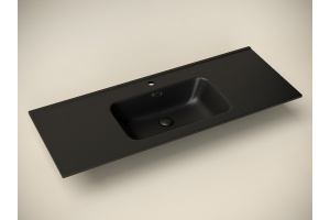 Накладная раковина Ceramica Nova Element 121х46 черная матовая - 2