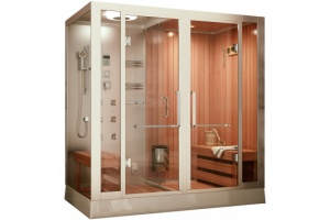 Душевая кабина Frank 170х120 правая с финской сауной