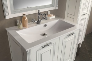 Мебель для ванной Aquanet Паола 90 белая - 3