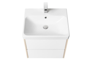 Тумба под раковину Aquaton Сканди 55 белый - светлое дерево