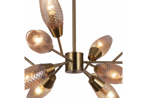 Люстра на штанге Escada Desire 10165/12PL Copper - 3