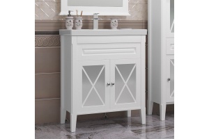 Тумба для комплекта Opadiris Палермо 80 белая матовая