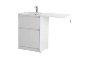 Тумба с раковиной Belbagno Kraft 120 белый матовый - 3