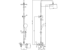 Душевая стойка Aquanet Passion S3 - 2