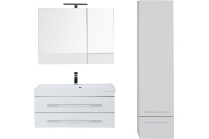 Мебель для ванной Aquanet Верона 90 подвесная белая