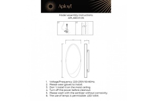Накладной светильник Aployt Tommaso APL.650.01.05 - 2