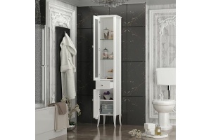 Шкаф-пенал Opadiris Брунелла 38 левый белый - 2