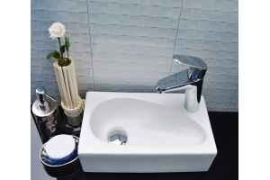 Раковина накладная Ceramalux N 40 белый (9265) - 2