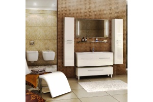 Комплект мебели Aquaton Мадрид 120 белый