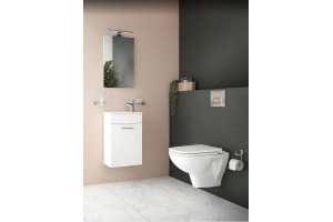 Чаша для подвесного унитаза Vitra S20 белый, без сиденья (7508B003-0075) - 3