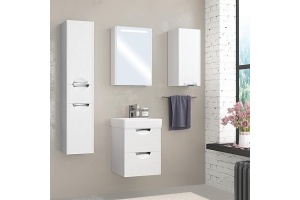 Шкаф подвесной Aquaton Сильва 32 R светлое дерево - 3