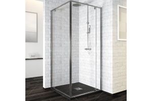 Душевой уголок RGW Passage PA-38 80х80 профиль хром стекло прозрачное
