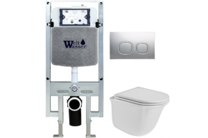 Комплект Weltwasser AMBERG 497 ST + TELBACH 004 GL-WT + AMBERG RD-MT CR (10000006765)