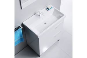 Мебель для ванной Aqwella Brig 75 напольная, белая - 3