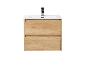 Тумба с раковиной BelBagno Kraft 70 светлое дерево