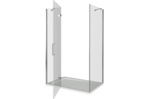 Душевой уголок Good Door Saturn WTW+SP левый 120х90х185 см - 3