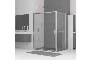 Душевой уголок RGW Classic CL-48-1 160x90 профиль хром стекло прозрачное - 2