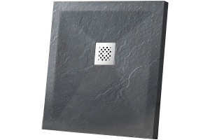 Поддон для душа Vincea 90х90 антрацит матовый