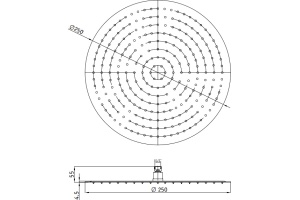 Верхний душ RGW Shower Panels SP-81-25 - 3