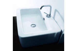 Kerasan Ego раковина 60х43 с 1 отверстием под смеситель, цвет белый